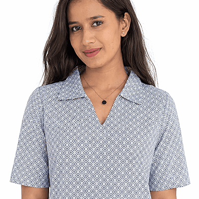 Elegant Black Printed Cotton Kurta Set for Women – Minimal Geometric Design