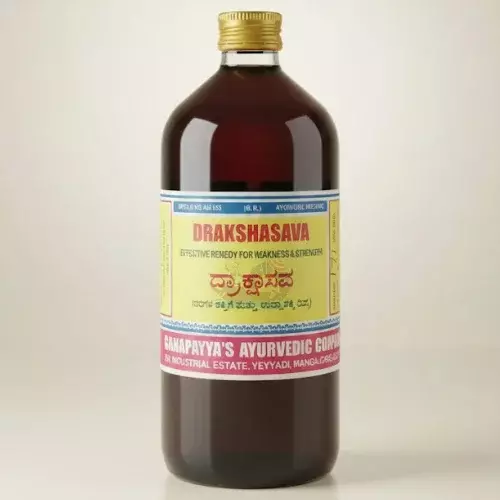 GAC Drakshasava | Ayurvedic Tonic for Nerve Strength – 500ml