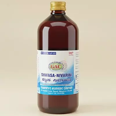 GAC Shwasa Nivarini (Herbal Respiratory Support) | Ayurvedic Breath Ease – 500ml