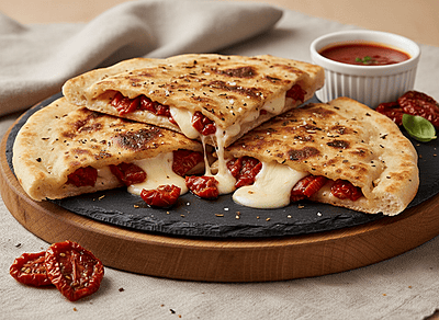 Sundried Tomato & Cheese Kulcha