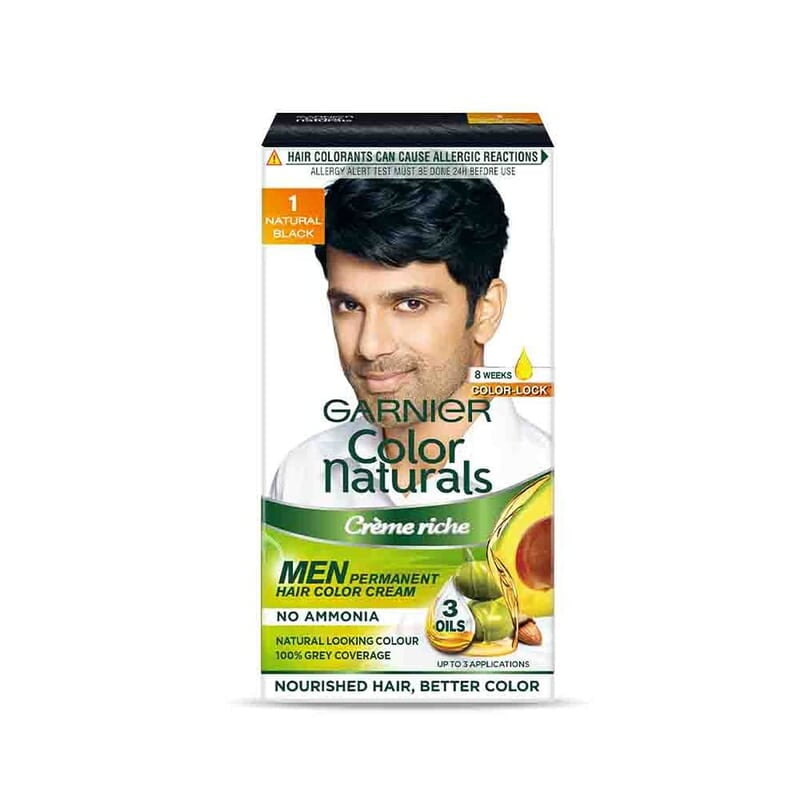 GARNIER COLOR NATURALS  BLACK MEN 35ML+30G