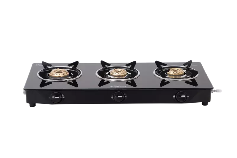 GAS STOVE SUN FLAME GT 3B NAPLES BK