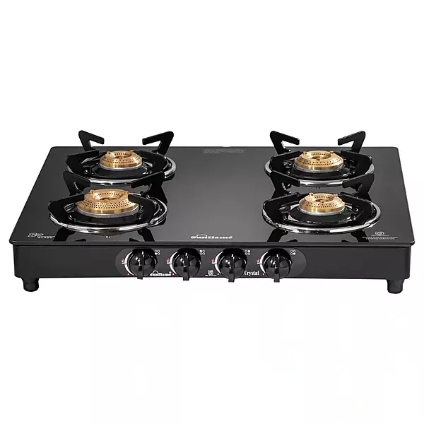 GAS STOVE SUN FLAME AURA 4B BK