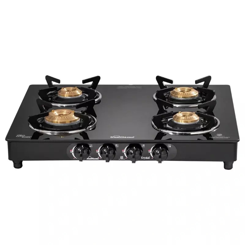 GAS STOVE SUN FLAME AURA 4B BK