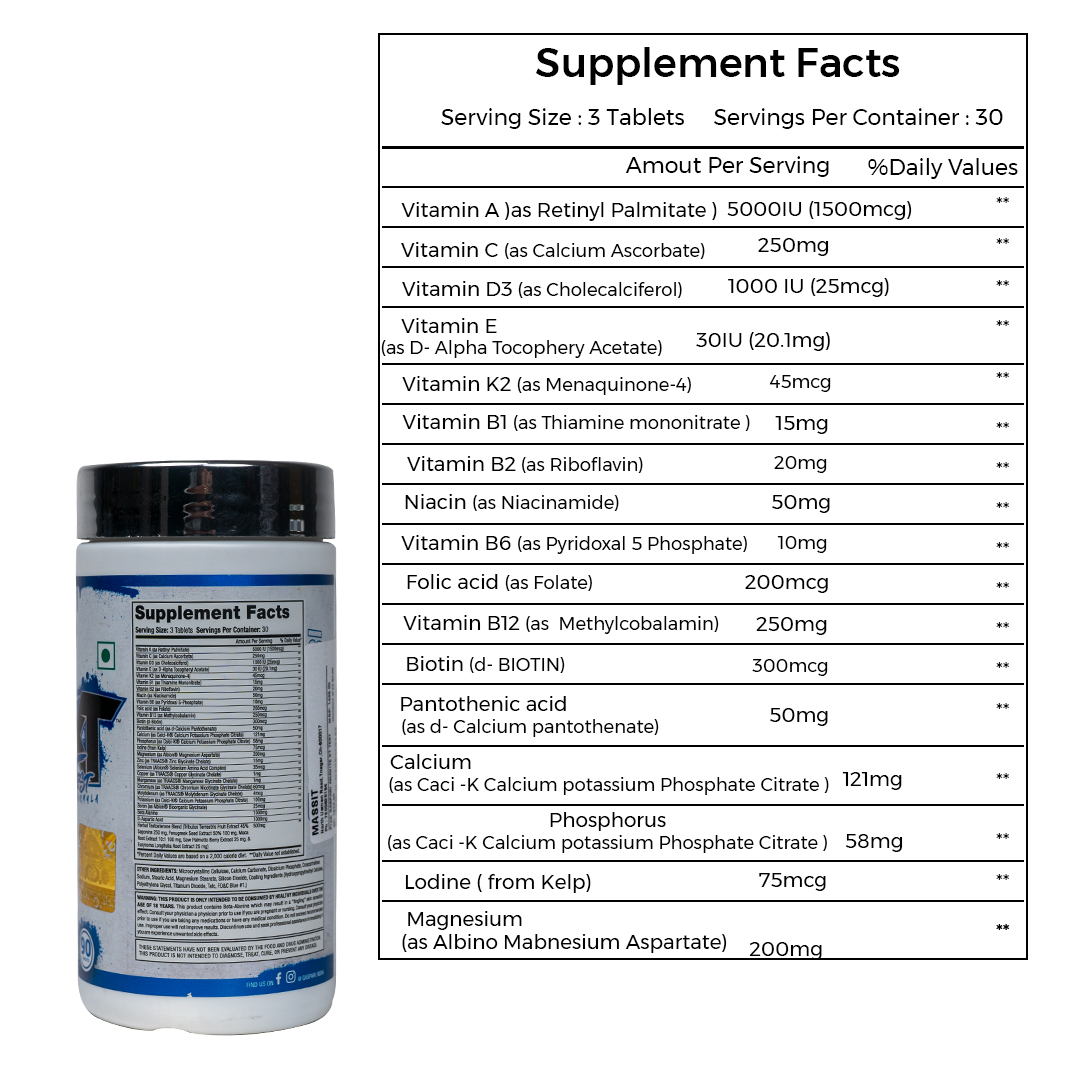 Gaspari Nutrition Anavite XT Xtreme Test Formula - 90 Tabs