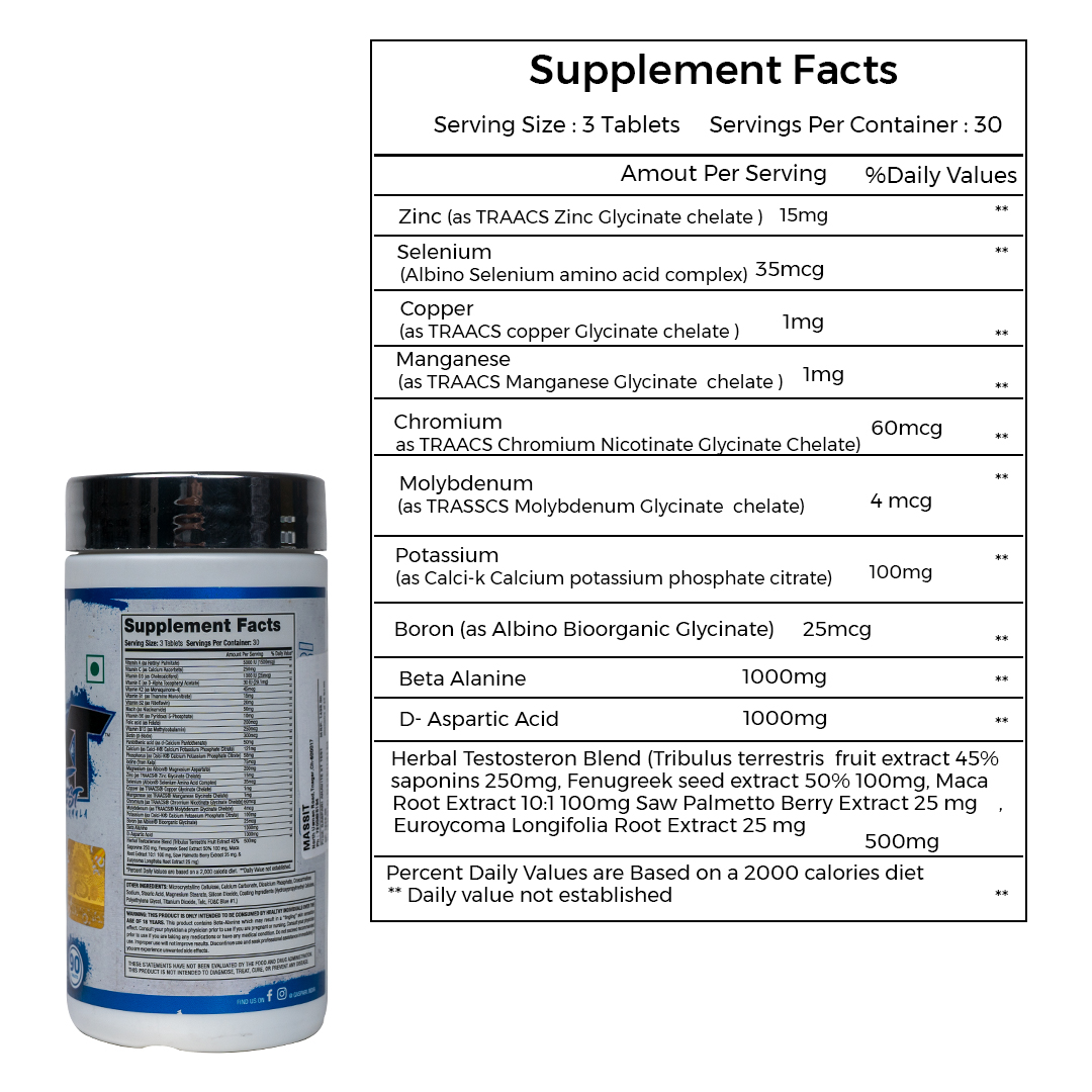 Gaspari Nutrition Anavite XT Xtreme Test Formula - 90 Tabs