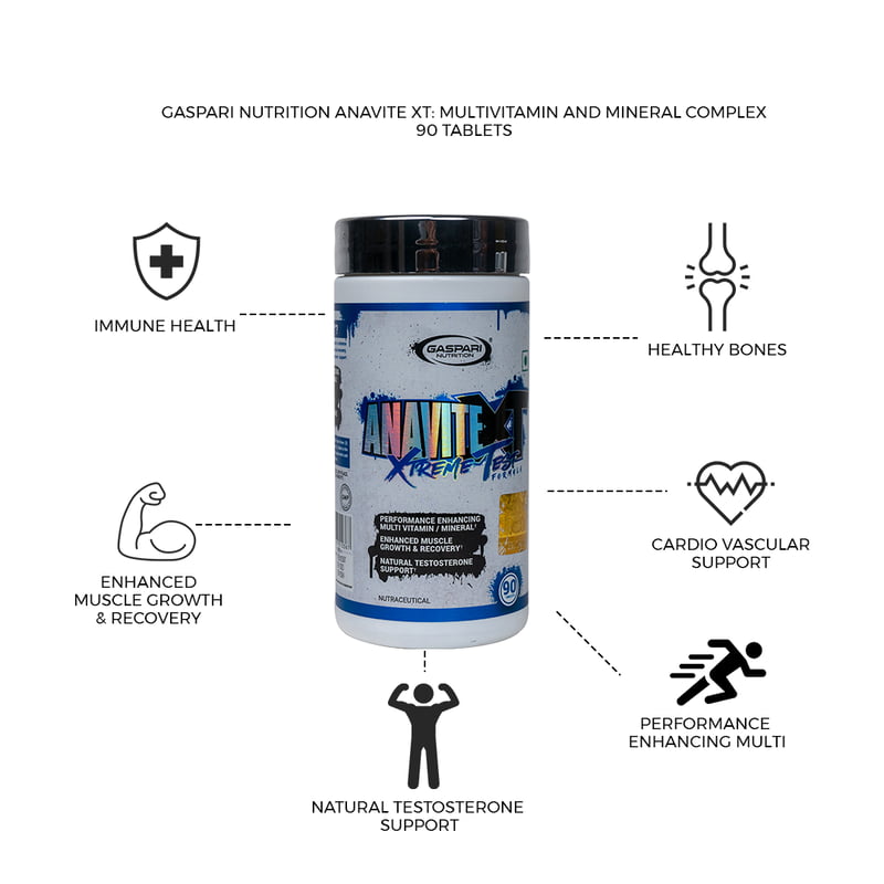 Gaspari Nutrition Anavite XT Xtreme Test Formula - 90 Tabs