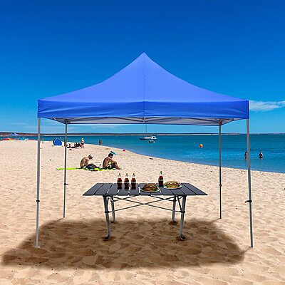 10x10 ft Pop-Up Canopy Tent - Waterproof Portable Gazebo