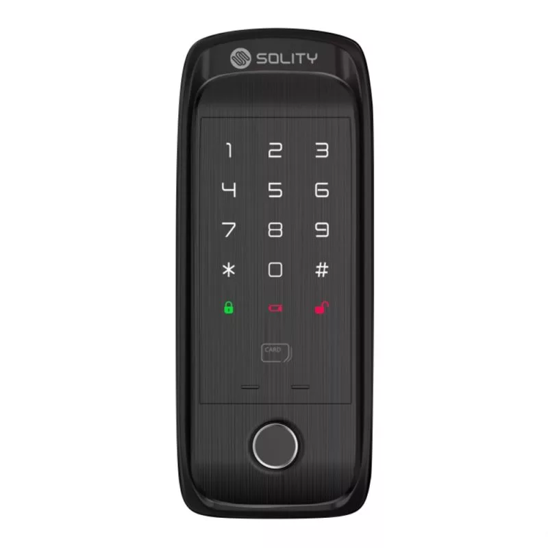 Solity GA-60B Smart Digital Door Lock with Fingerprint, Smart Card, PIN & Alexa/App Integration