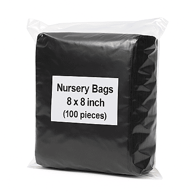 Nursery Grow Bags 8×8 Inch (100 Pieces)