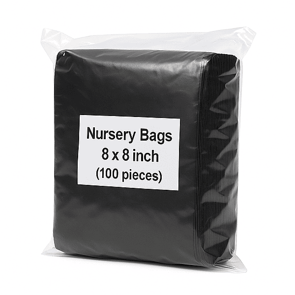 Nursery Grow Bags 8×8 Inch (100 Pieces)