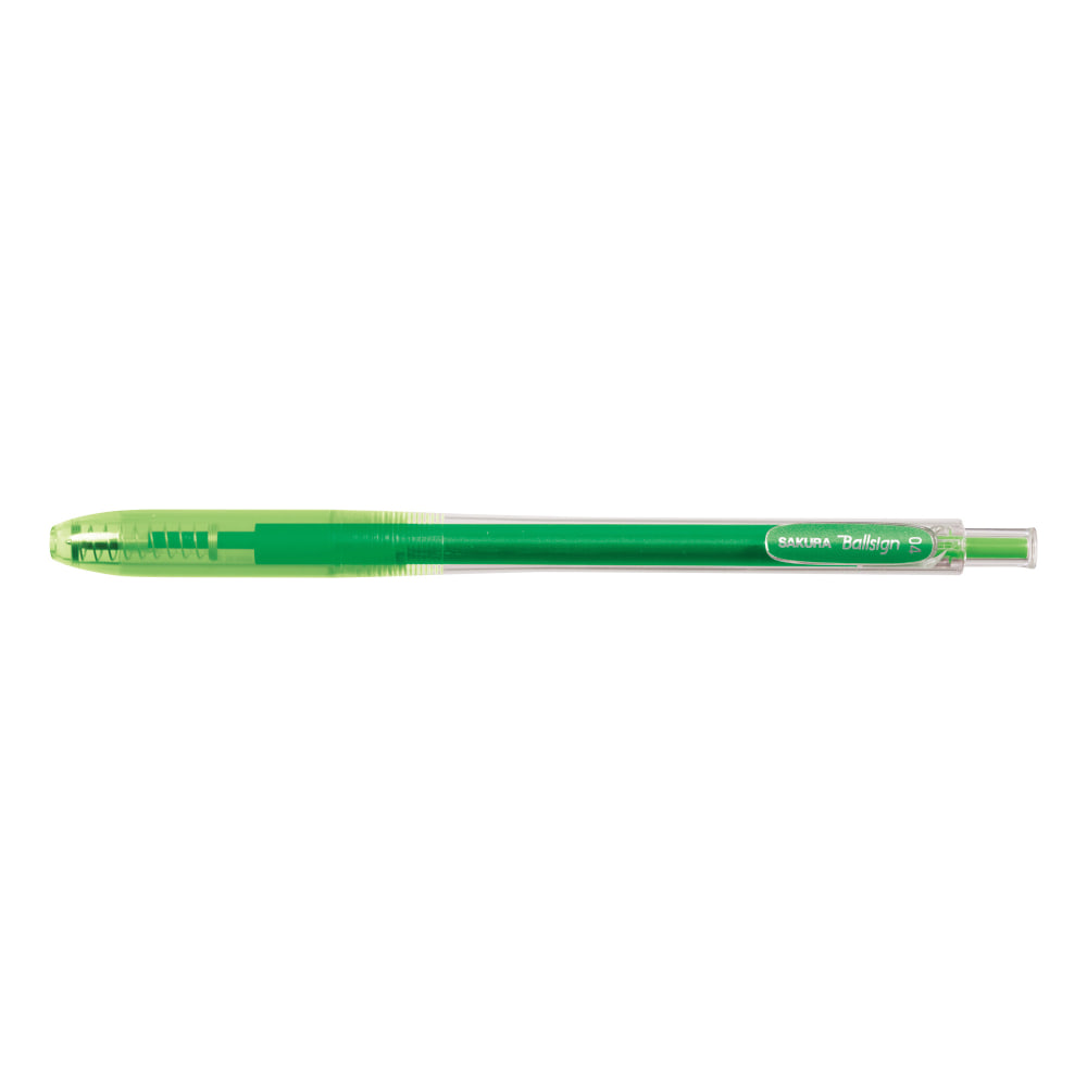 Sakura Ballsign Knock Gel Pen 0.4 Lime Green