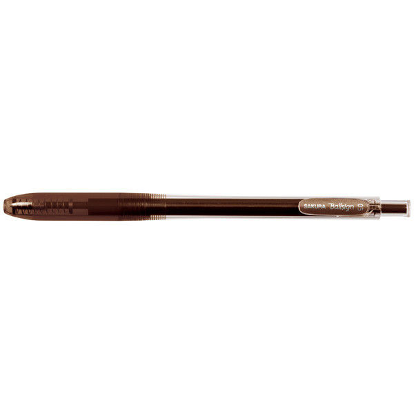 Sakura Ballsign Knock Gel Pen 0.5 Brown Black