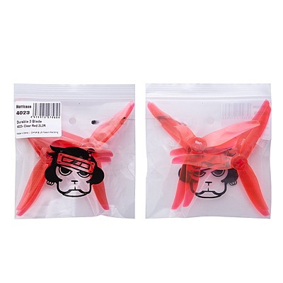 Gemfan 4023 Clear Red GMFN-PROP-660 - 2L2R Retail Pack 1.5mm Racing Set Gemfan 4023 Clear Red GMFN-PROP-660 - 2L2R Retail Pack 1.5mm Racing Set