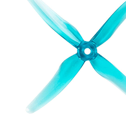 Gemfan 51455 Clear Blue GMFN-PROP-697 - Impact Resistant Hurricane X PC