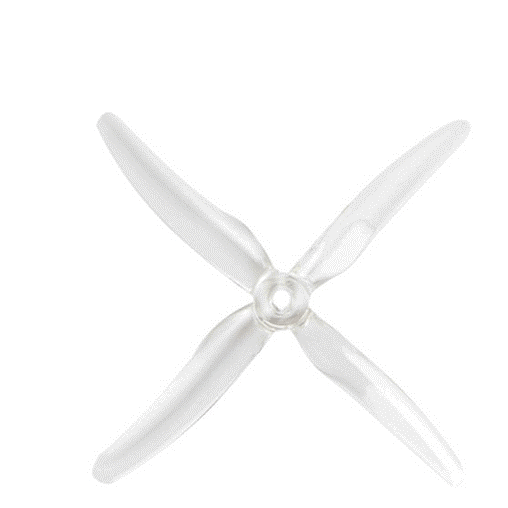 Gemfan 51455 GMFN-PROP-690 - Clear High Torque 4-Blade Racing Prop