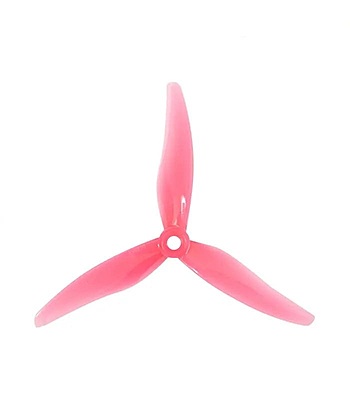 Gemfan 51477 GMFN-PROP-714 - Pink High Visibility 3-Blade Racing Propeller
