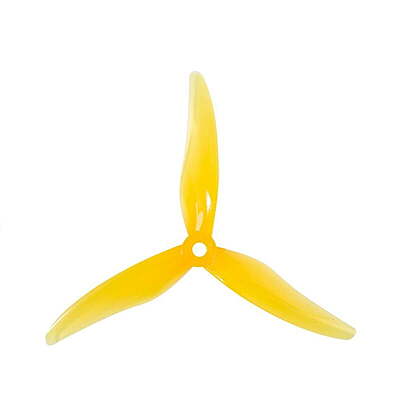 Gemfan 51477 GMFN-PROP-713 - Yellow High Efficiency 3-Blade Racing Prop