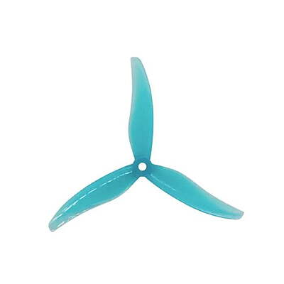 Gemfan 5536 GMFN-PROP-737 - Clear Blue High Torque 3-Blade Racing Prop