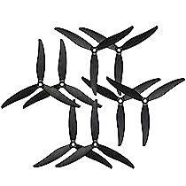 GEMFAN 7035 Black Reinforced Carbon Nylon 2L+2R 3 Blade For Cinelifer & Macro Quad Propeller GEMFAN 7035 Black Reinforced Carbon Nylon 2L+2R 3 Blade For Cinelifer & Macro Quad Propeller