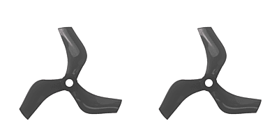 Gemfan D75 Black GMFN-PROP-772 - Durable PC Ducted 3-Blade FPV Prop