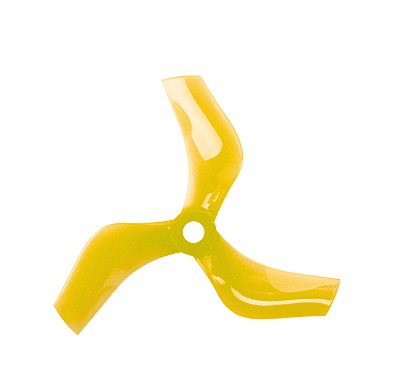 Gemfan D75 GMFN-PROP-768 - Yellow High Efficiency 1.5mm Cinewhoop Prop