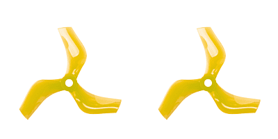 Gemfan D75 Yellow GMFN-PROP-768 - Impact Resistant Ducted 3-Blade Prop