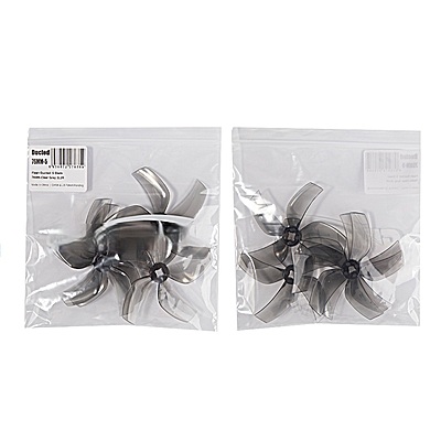 Gemfan D76 Clear Gray GMFN-PROP-778 - 2L2R Multi-Pack 76mm Propeller Set