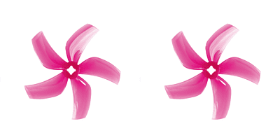 Gemfan D76 Pink GMFN-PROP-773 - Responsive 5-Blade 76mm Racing Prop