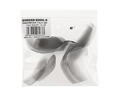 GEMFAN D90S Ducted T Mount PC 2L2R 1.5MM 3 Blade Propeller