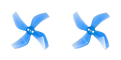 Gemfan D51 Blue Props ISO View GMFN-PROP-542 - Quadcopter Replacement