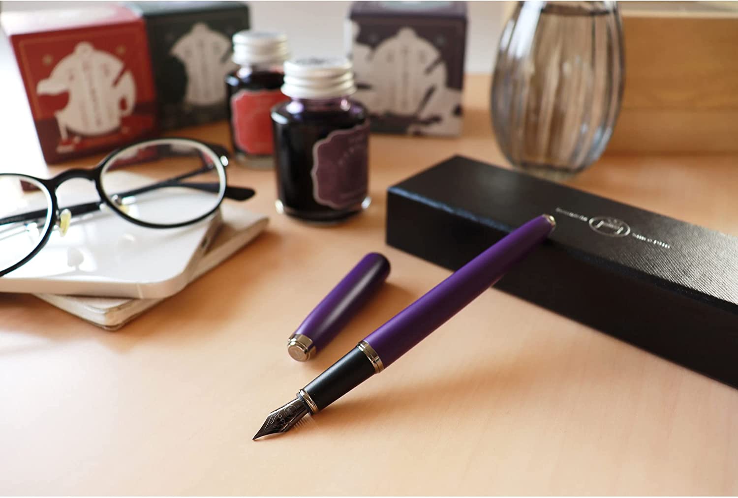 Guitar Fountain Pen Purple