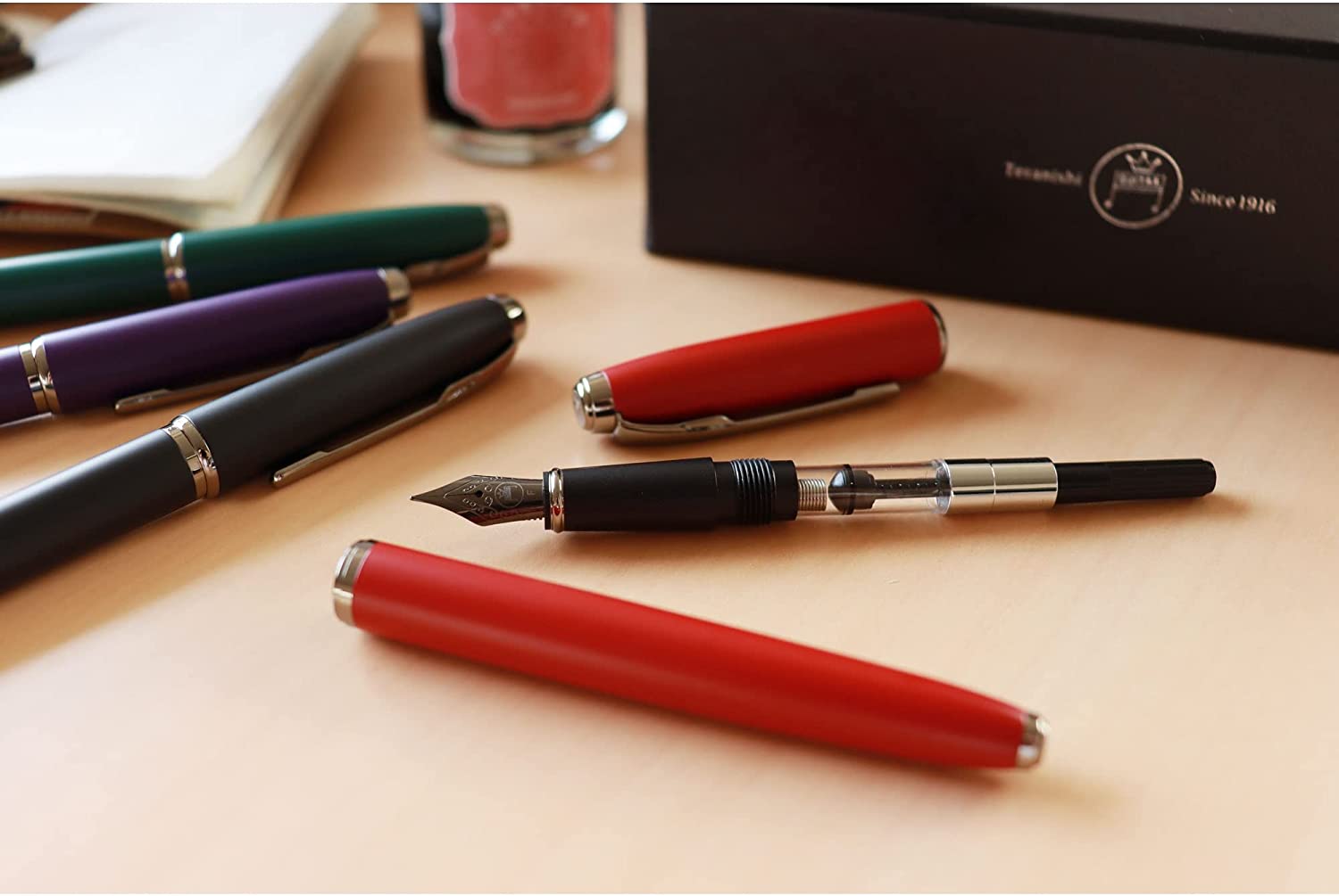 Guitar Fountain Pen Red