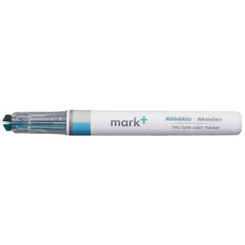 Kokuyo Highlighter Pen 2 Tone Mark Plus Gray Green