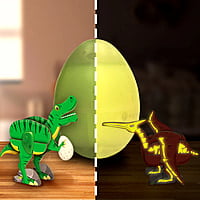 GID Dinos & Egg - Pack of 3