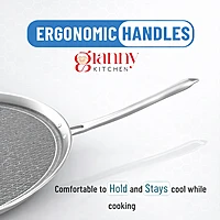 Granny Kitchen Triply Stainless Steel Honeycomb Dosa Tawa,