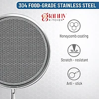 Granny Kitchen Triply Stainless Steel Honeycomb Dosa Tawa,