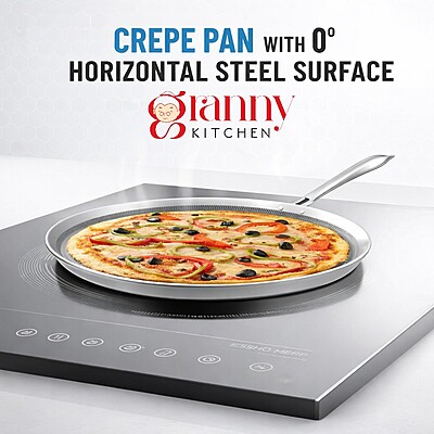 Granny Kitchen Triply Stainless Steel Honeycomb Dosa Tawa,
