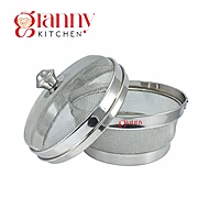 Granny kitchen Stainless Steel Fruit and Vegetable Basket with Lid