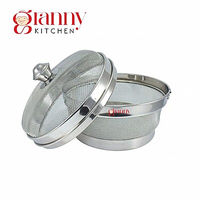Granny kitchen Stainless Steel Fruit and Vegetable Basket with Lid