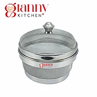 Granny kitchen Stainless Steel Fruit and Vegetable Basket with Lid