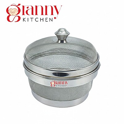Granny kitchen Stainless Steel Fruit and Vegetable Basket with Lid