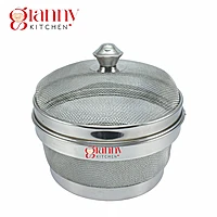 Granny kitchen Stainless Steel Fruit and Vegetable Basket with Lid