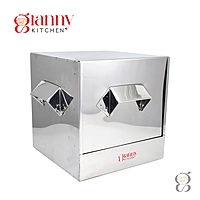 Stainless Steel Idli Cooker/Idli Steamer – Square Box Model | 4 Plate Idli Maker
