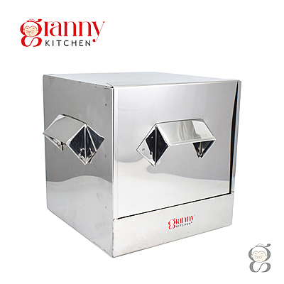 Stainless Steel Idli Cooker/Idli Steamer – Square Box Model | 4 Plate Idli Maker