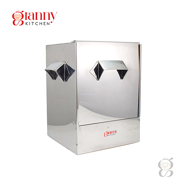 Stainless Steel Cauka/Square/Cubic Idly Cooker 6 Plates