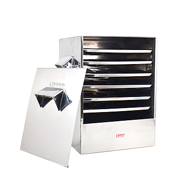 Stainless Steel Cauka/Square/Cubic Idly Cooker 6 Plates