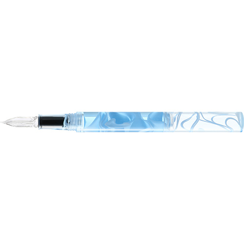 Guitar Glass Pen Aurora with Cap Ice Blue