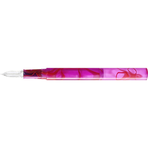 Guitar Glass Pen Aurora with Cap Sunset Pink