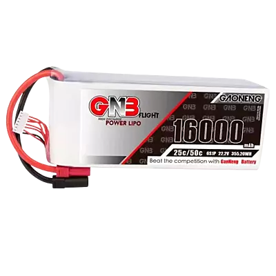 GNB 16000mAh 6S1P 22.2V 25C Lipo Battery GNB 16000mAh 6S1P 22.2V 25C Lipo Battery